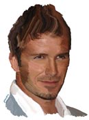 david beckham painting