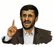 Mahmoud Ahmadinejad painting