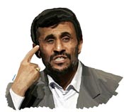 Mahmoud Ahmadinejad painting