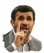 Mahmoud Ahmadinejad painting