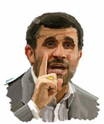 Mahmoud Ahmadinejad painting